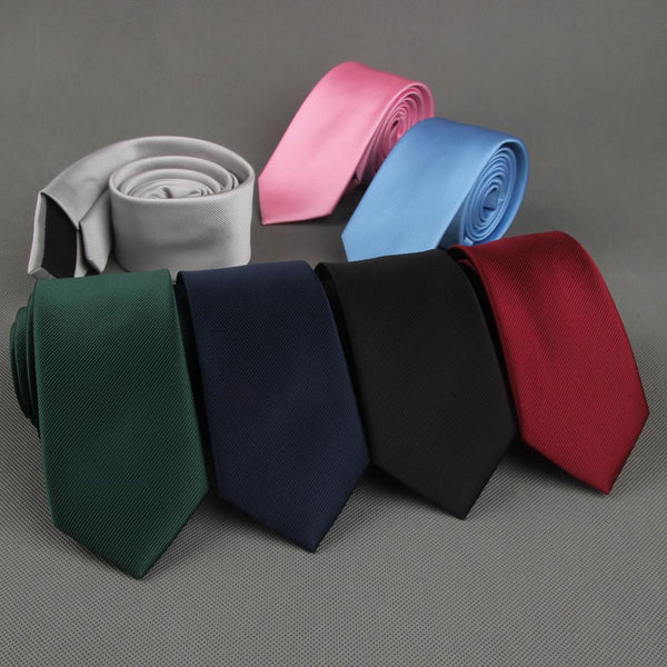 Fashion Polyester Skinny Necktie