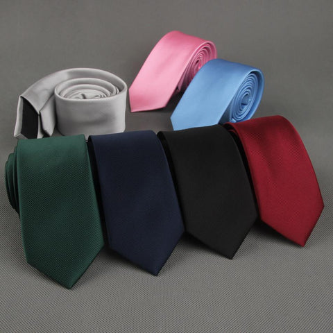 Fashion Polyester Skinny Necktie