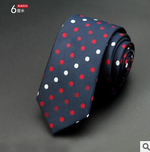 Man Fashion Dot Neckties