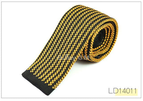 Fashion Mens Knit Ties Colorful Knitted Skinny Neckties
