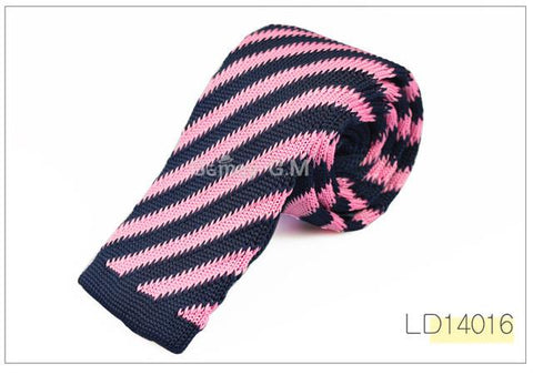 Fashion Mens Knit Ties Colorful Knitted Skinny Neckties