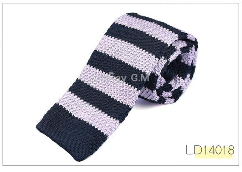Fashion Mens Knit Ties Colorful Knitted Skinny Neckties
